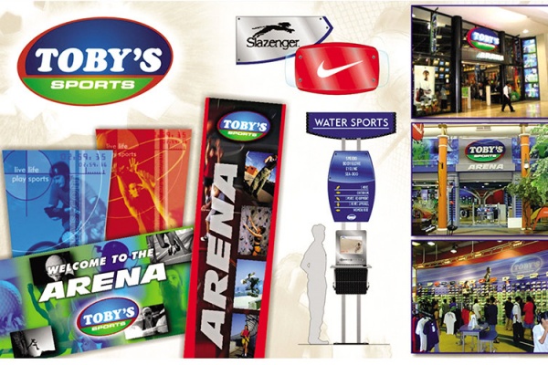 ASYA Design/QASYA - Toby's Sports Branding and Signages