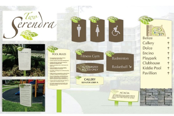 ASYA Design/QASYA - Two Serendra Signages