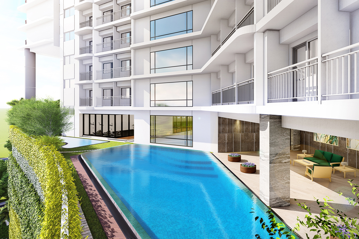 ASYA Design Projects-Lush Residences Blue Swimming Pool